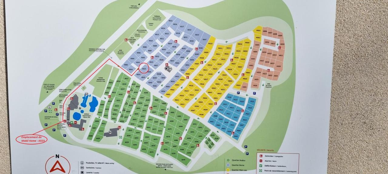 Mobil-Home 6 Personnes - Bretagne - Piscine - Plage Trégunc Εξωτερικό φωτογραφία